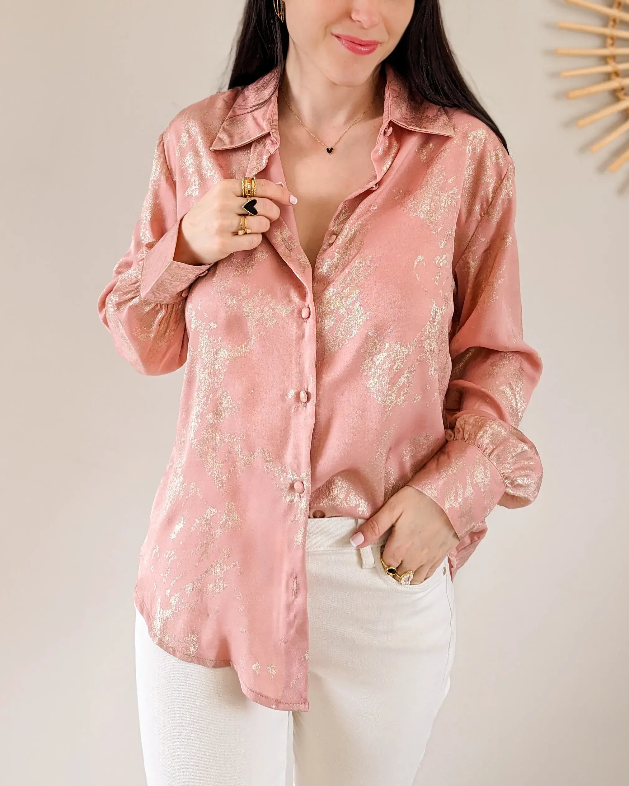 Dusty Pink Shirt - Kara