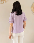 T-Shirt Violet - Lina