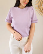 T-Shirt Violet - Lina