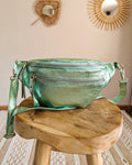 Leather Belt Bag - Chuck Water Green