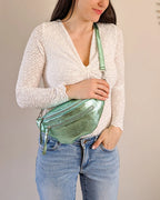 Leather Belt Bag - Chuck Water Green