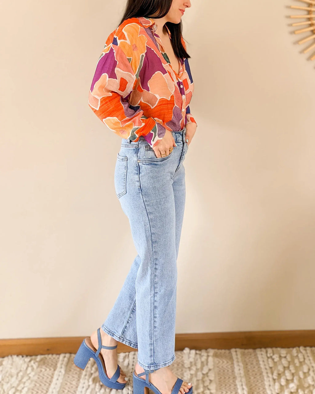 Jean sandals - Fanny
