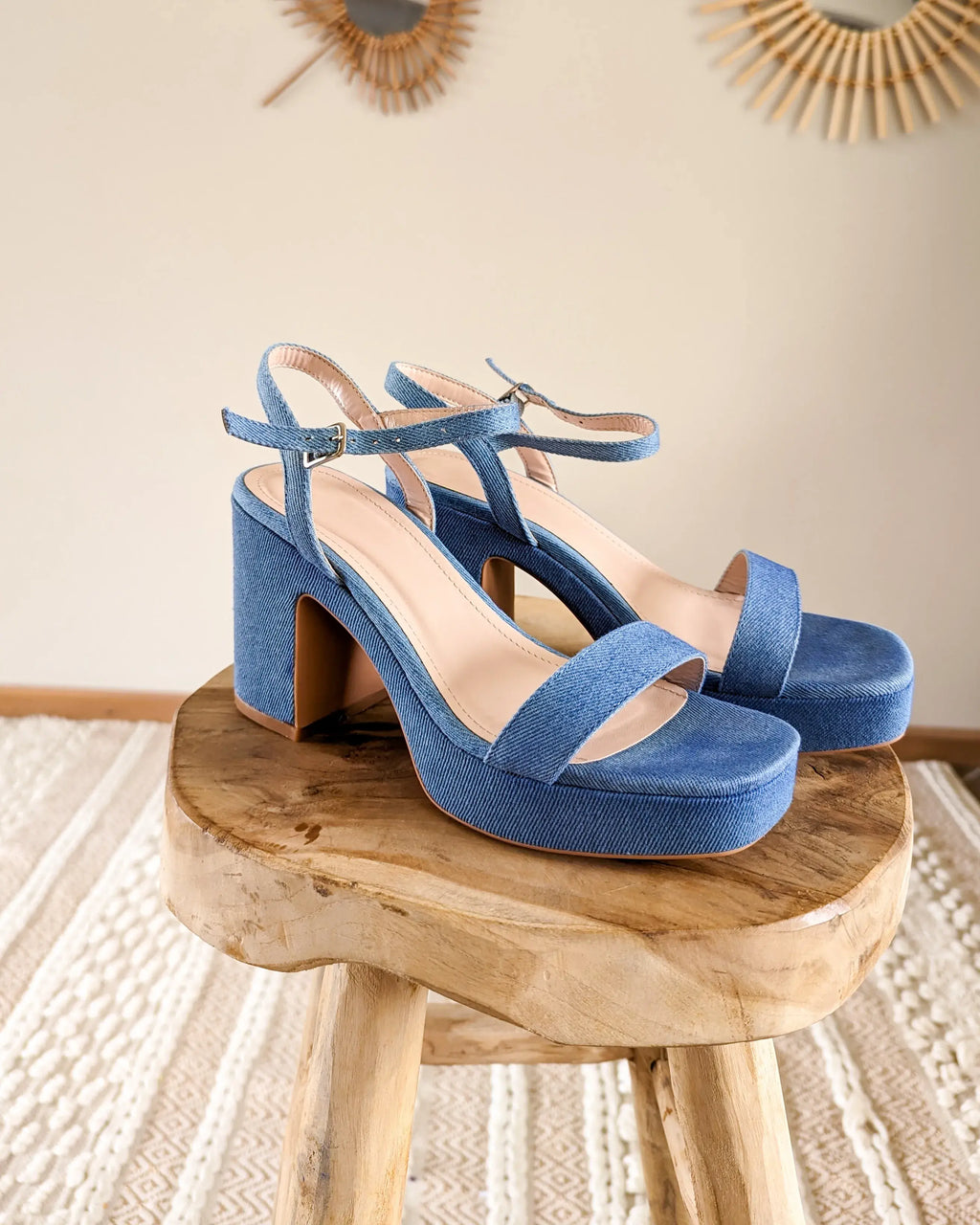 Jean sandals - Fanny
