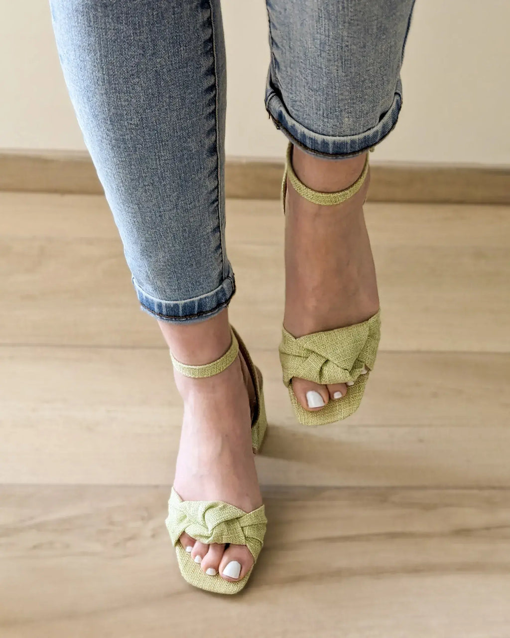 Fabric Sandals - Meryl Green