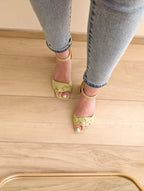 Fabric Sandals - Meryl Green