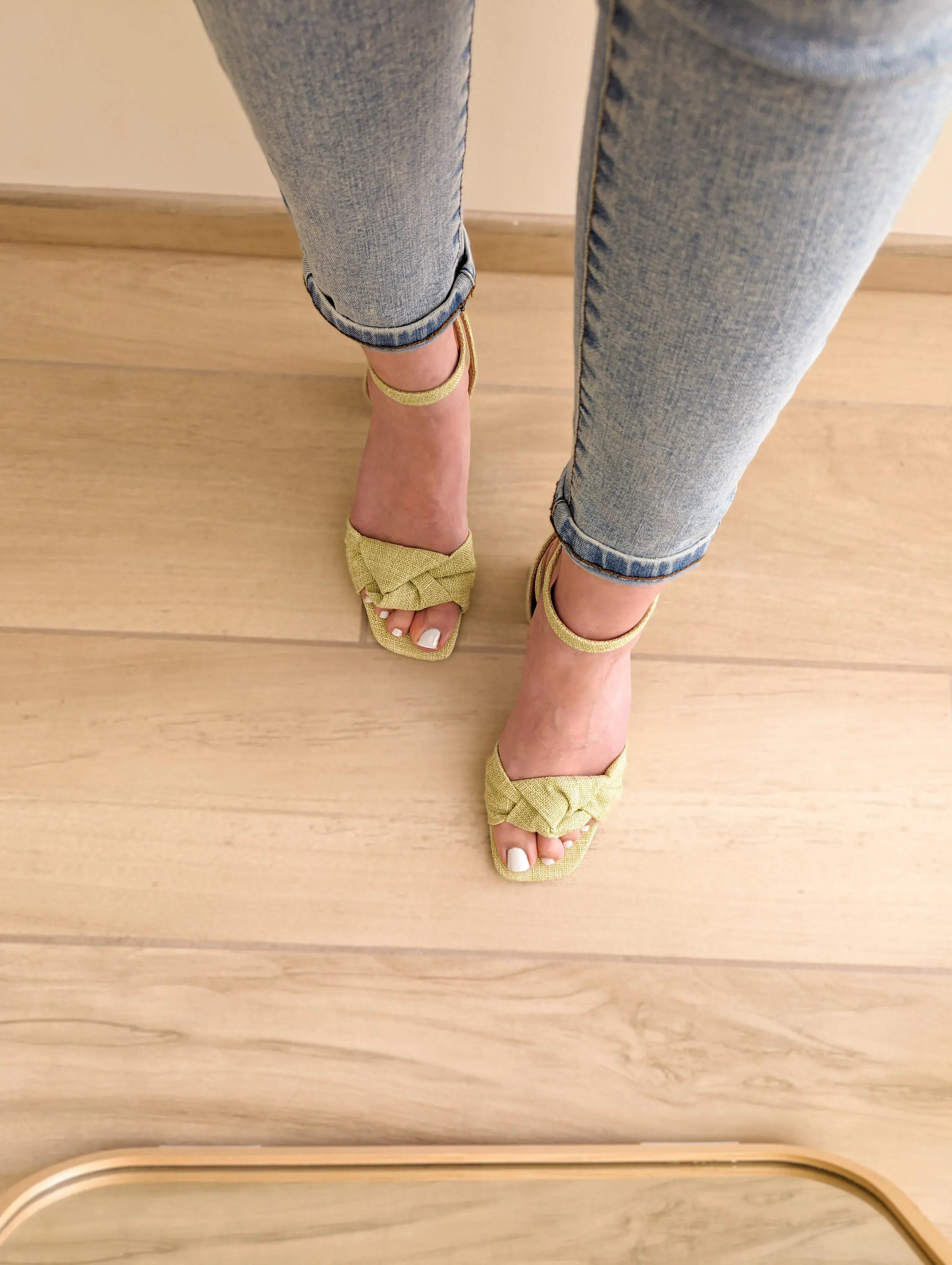 Fabric Sandals - Meryl Green