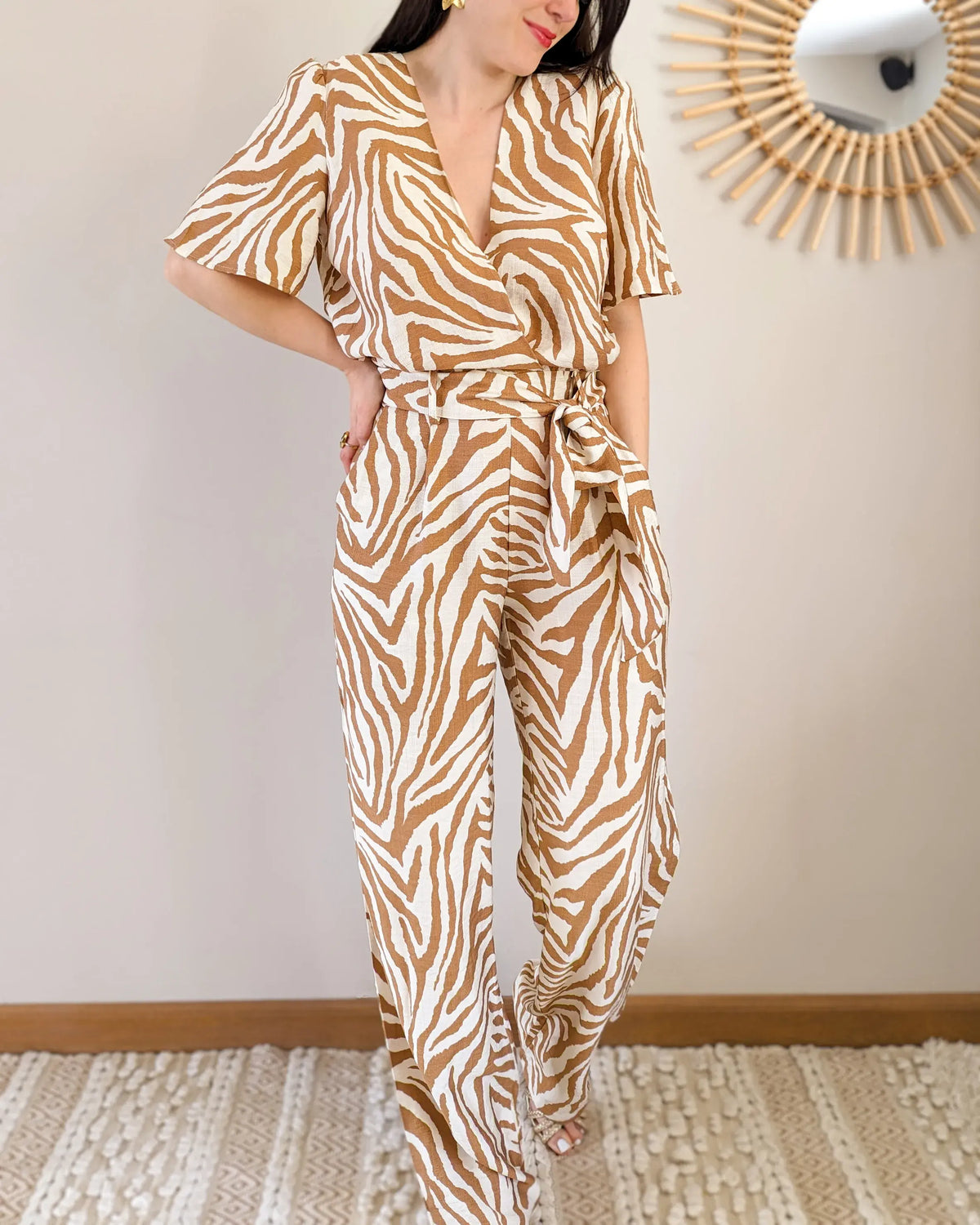 Jumpsuit Sienna - Zebraprint