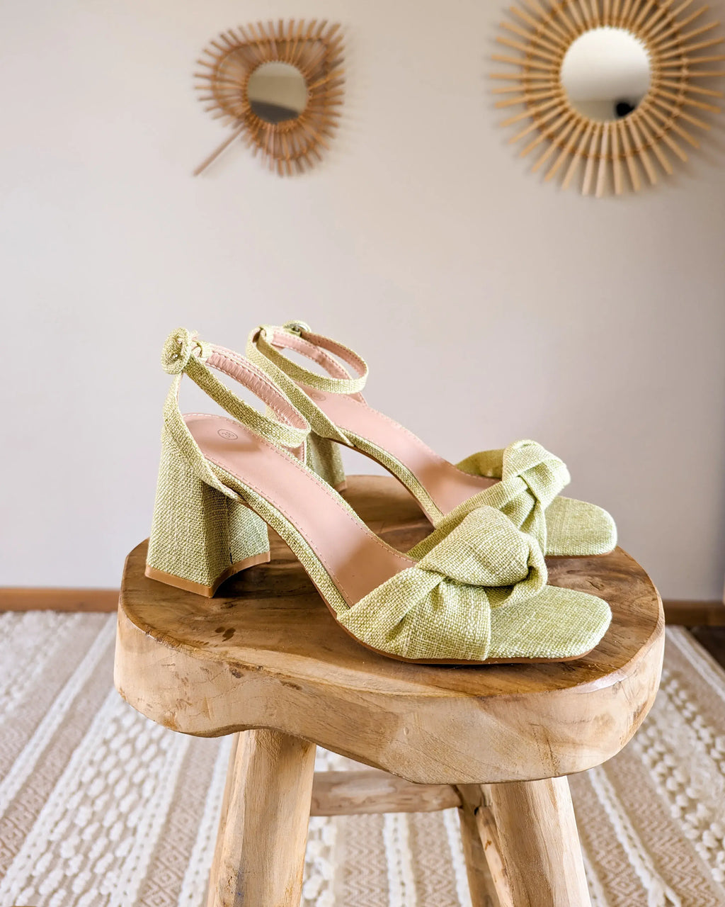 Fabric Sandals - Meryl Green