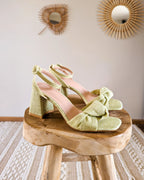 Fabric Sandals - Meryl Green