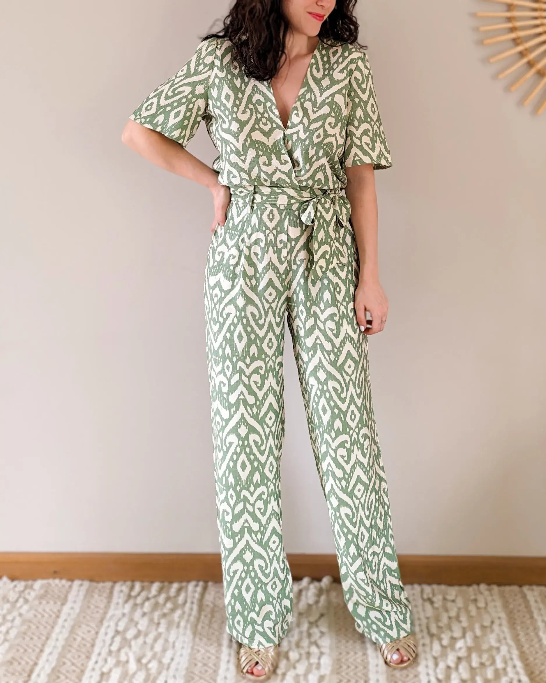Patterned Jumpsuit - Carole Verte