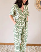 Patterned Jumpsuit - Carole Verte