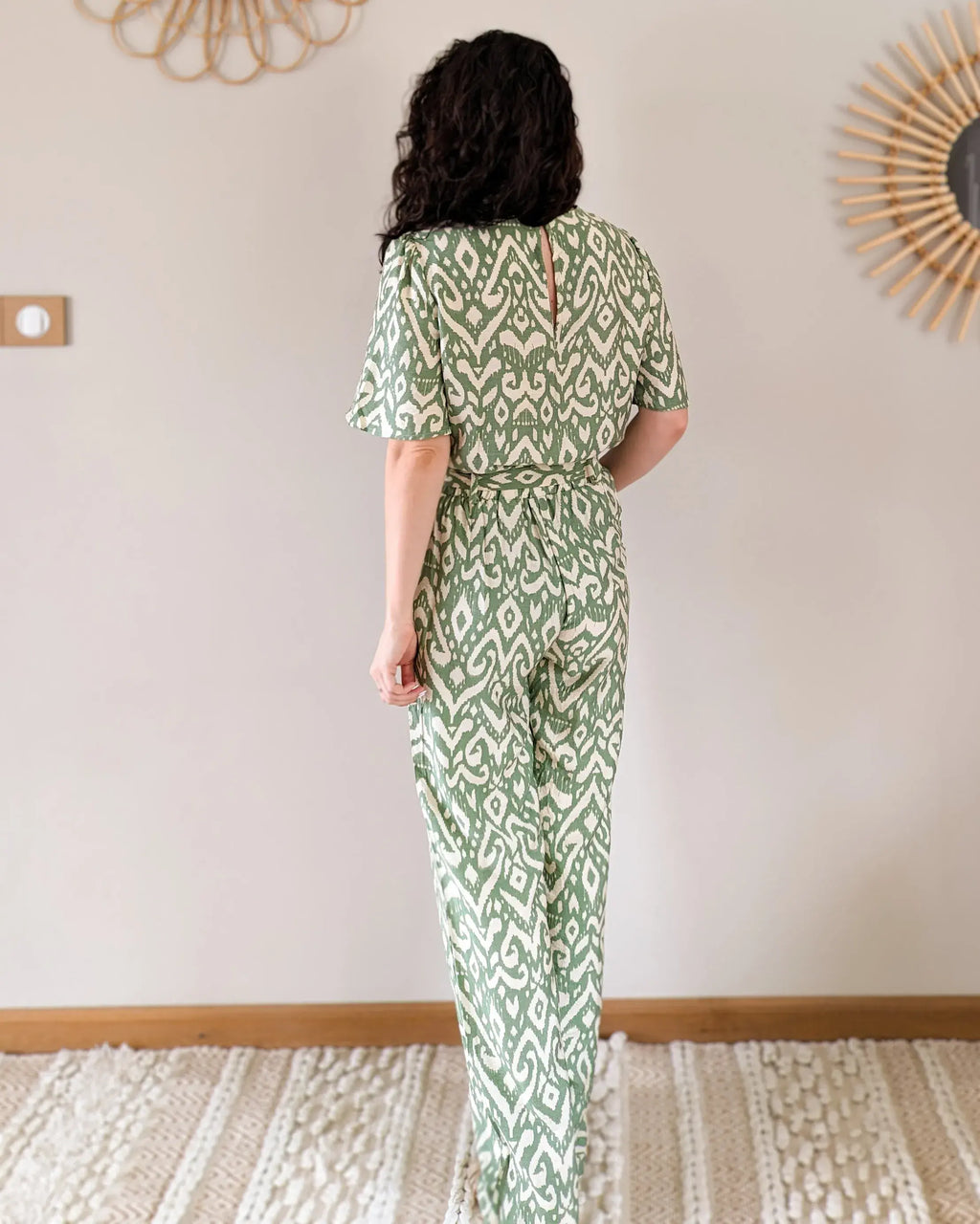 Patterned Jumpsuit - Carole Verte