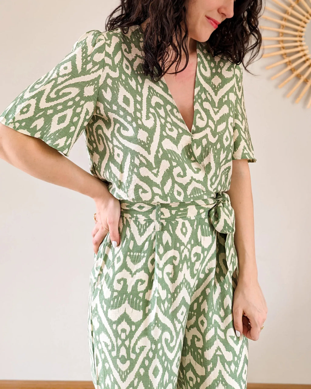 Patterned Jumpsuit - Carole Verte