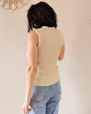Top À Paillettes - Capu Beige