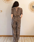 Leopard Jumpsuit - Roza