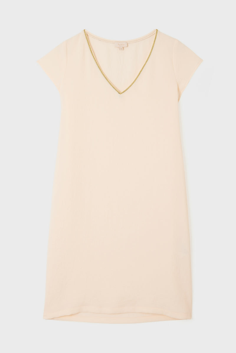 Robe Rilana - Beige Rosé