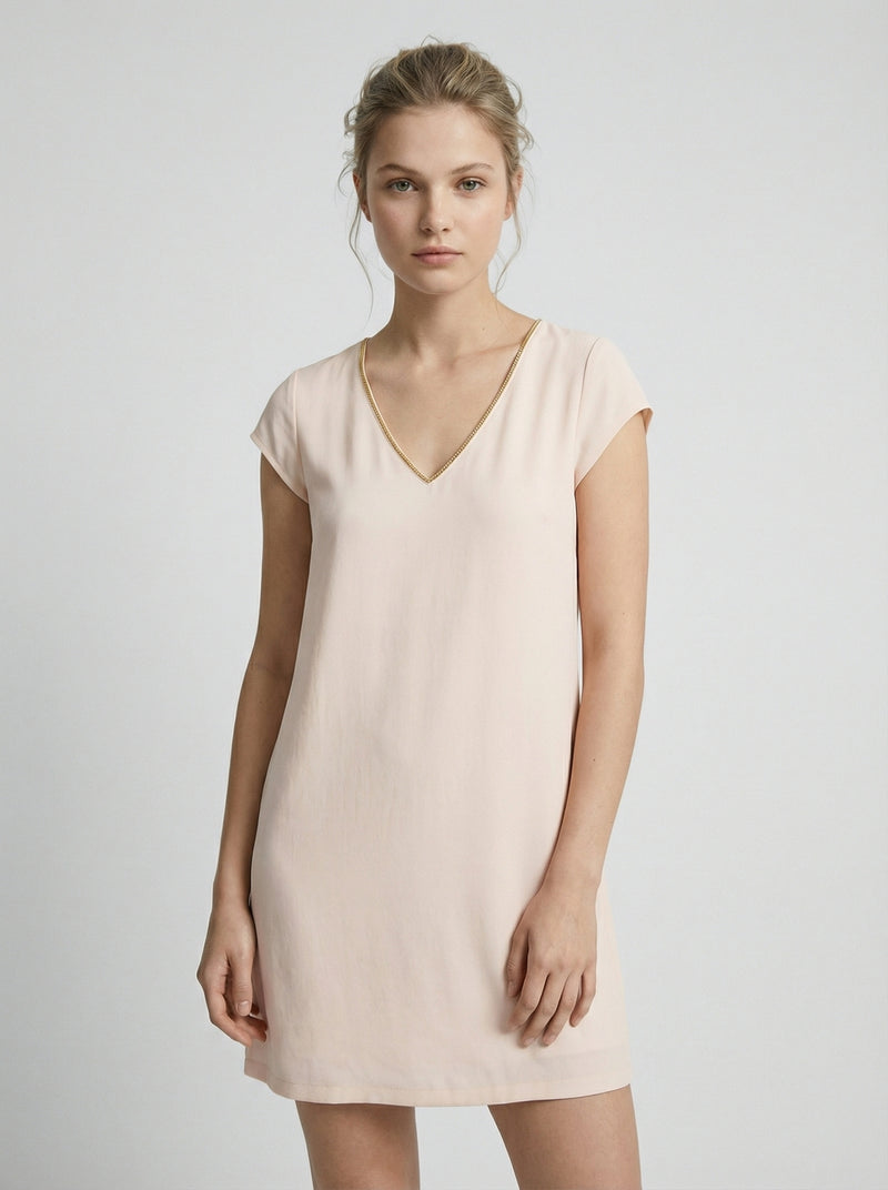 Robe Rilana - Beige Rosé