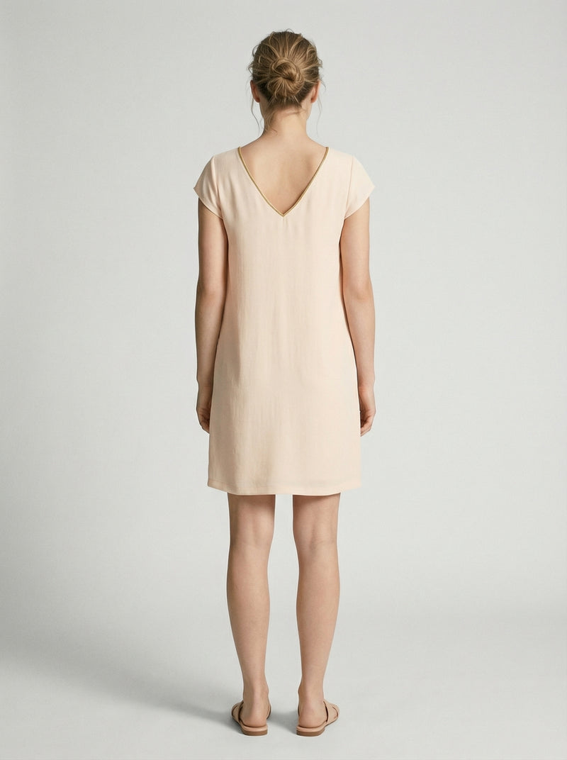 Robe Rilana - Beige Rosé
