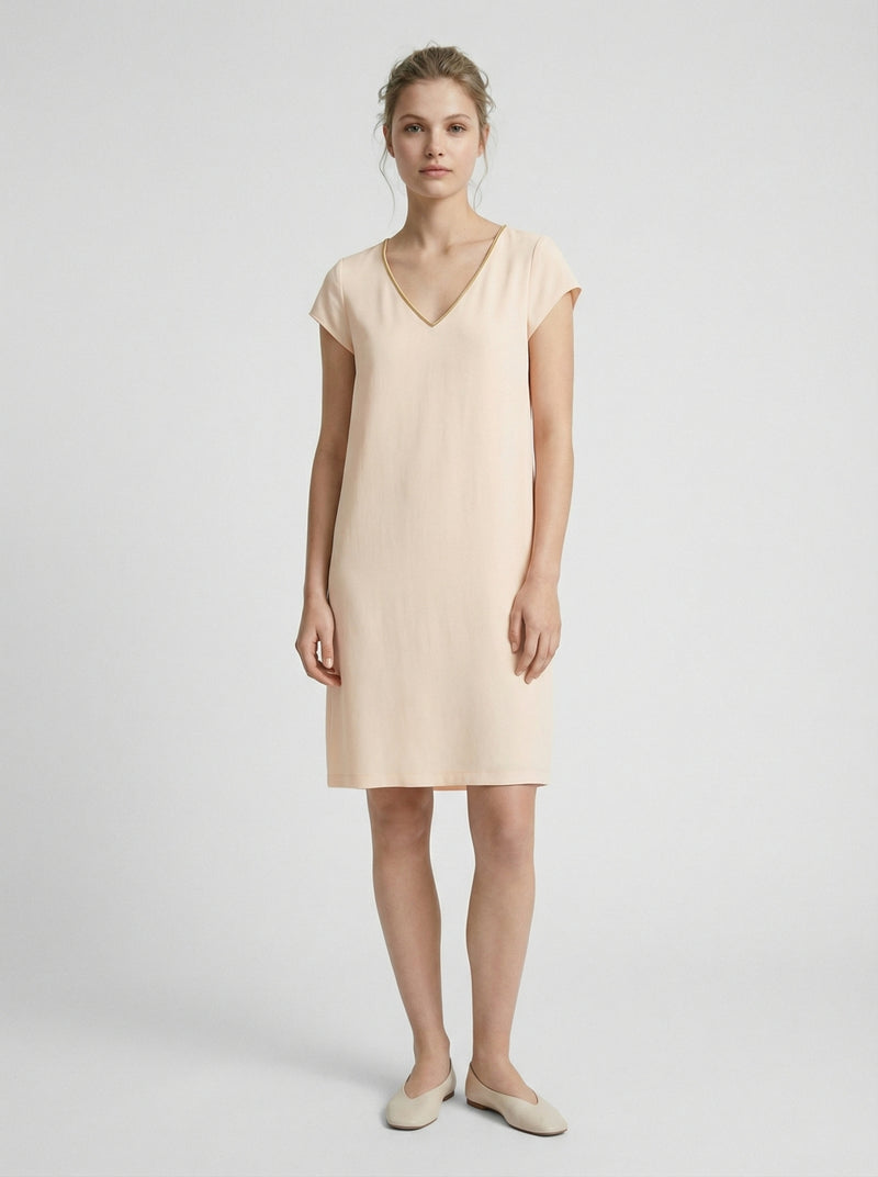 Robe Rilana - Beige Rosé