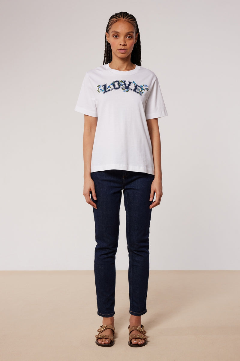 T-Shirt Tiphanie - Blanc