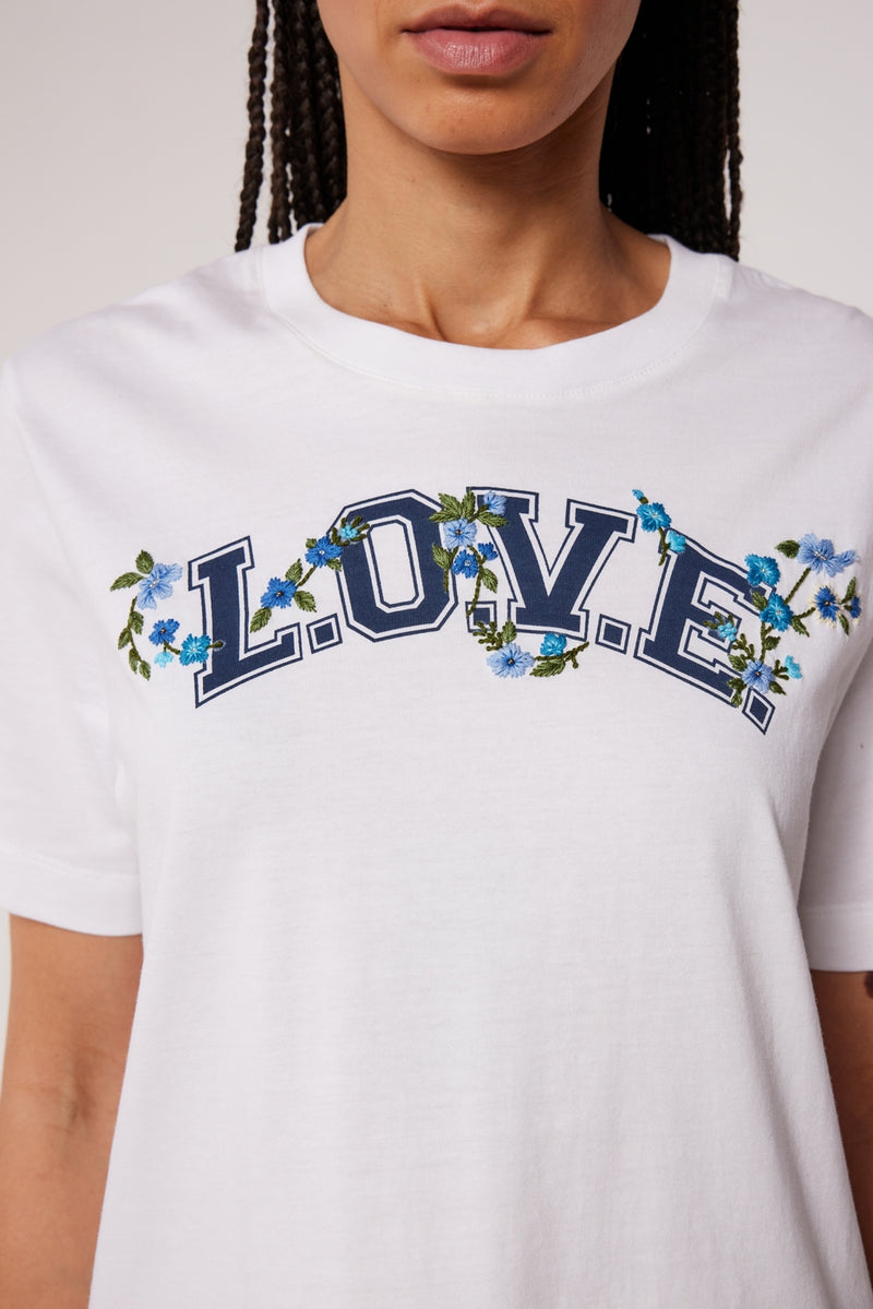 T-Shirt Tiphanie - Blanc