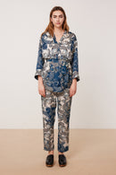 T-Shirt Violette - Bleu Glacier
