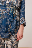 T-Shirt Violette - Bleu Glacier