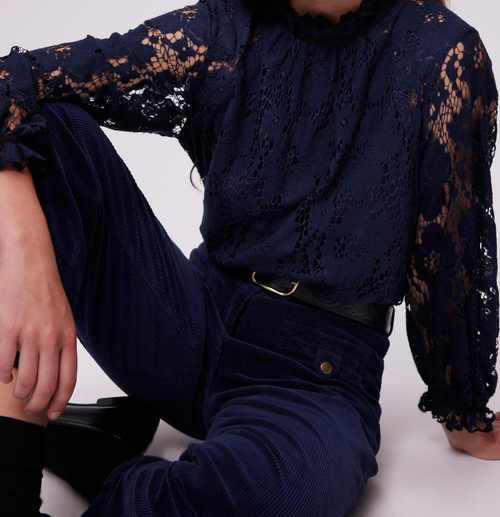 Blusa Charlotte - Azul marino