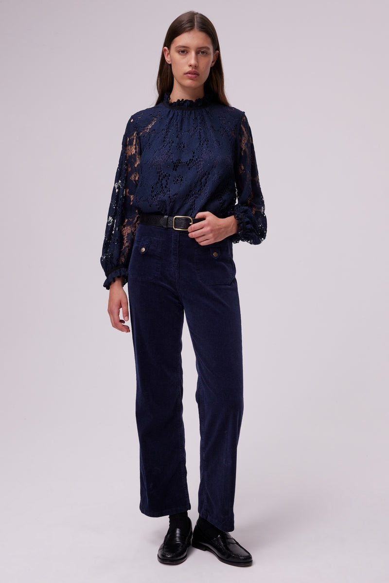 Blouse Charlotte - Marine
