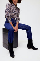 Blusa - Top Cyanne - Azul marino