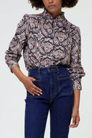 Blusa - Top Cyanne - Azul marino