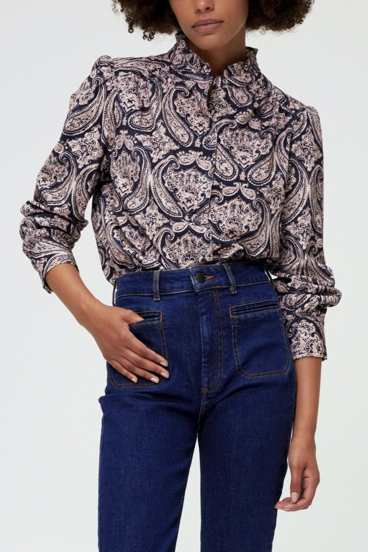Blusa - Top Cyanne - Azul marino