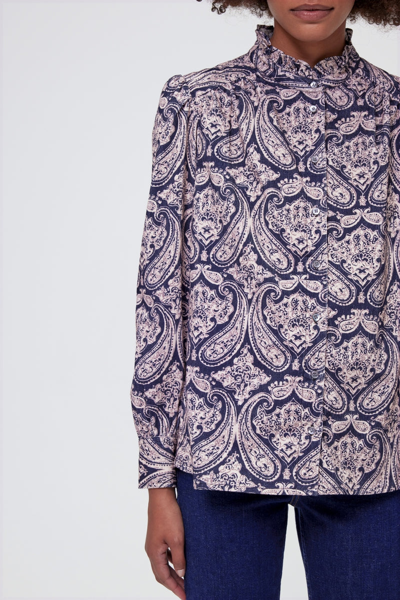 Blusa - Top Cyanne - Azul marino