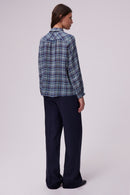 Chemise Chrysta - Bleu Orageux