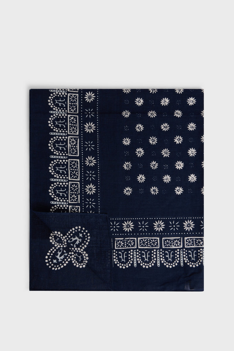 Foulard Hoda - Marine