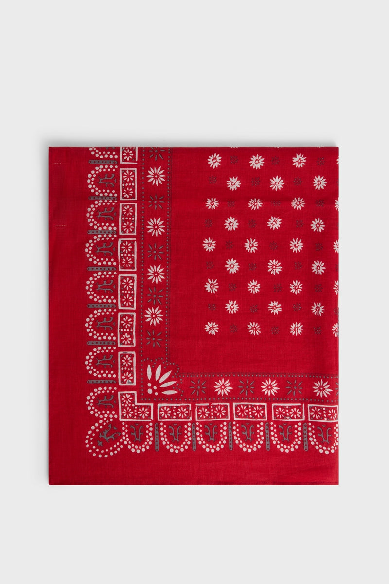 Foulard Hoda - Rouge Baiser