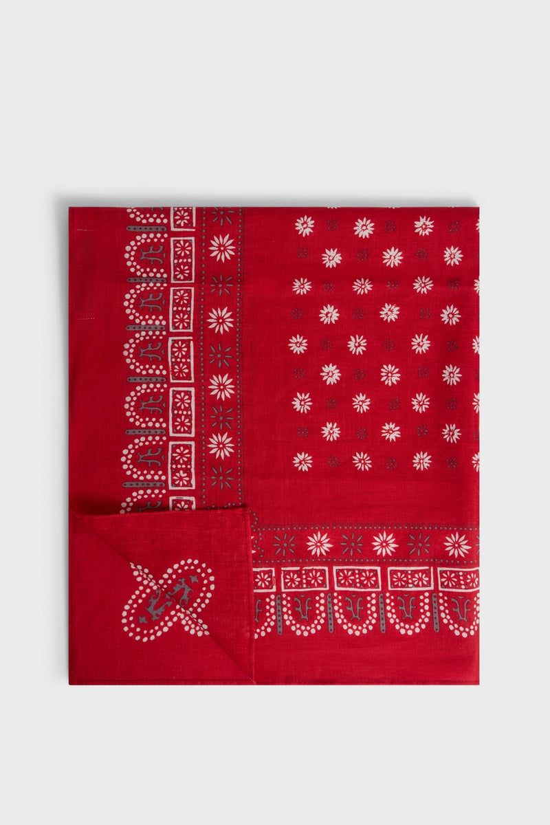 Foulard Hoda - Rouge Baiser