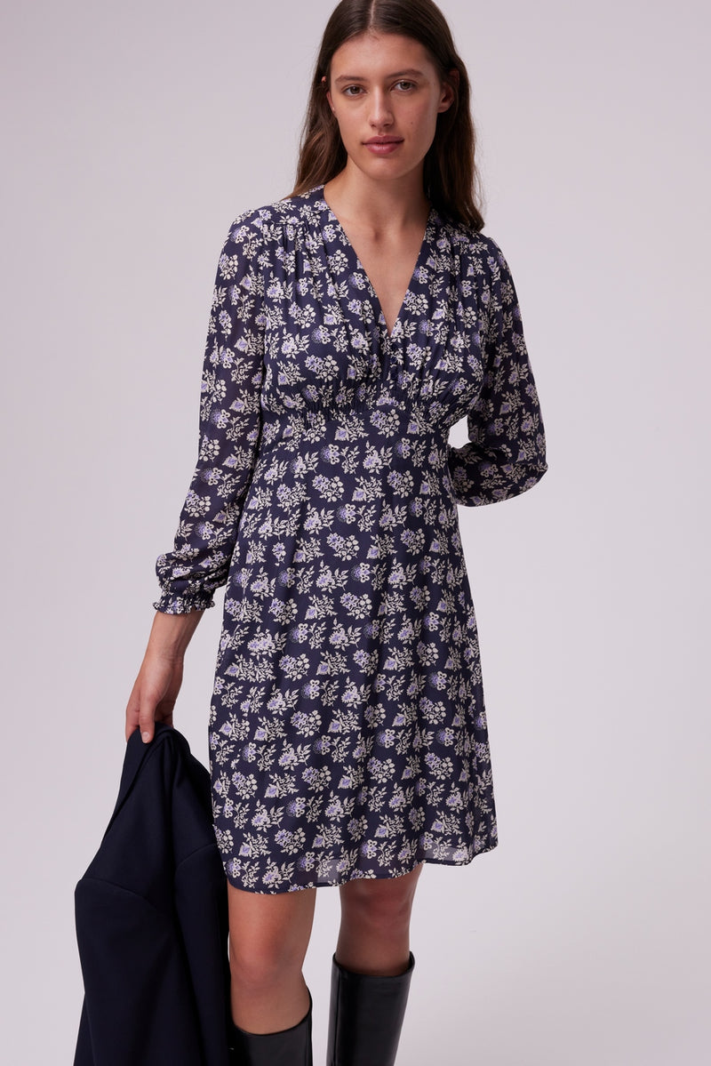 Robe Richelieu - Marine