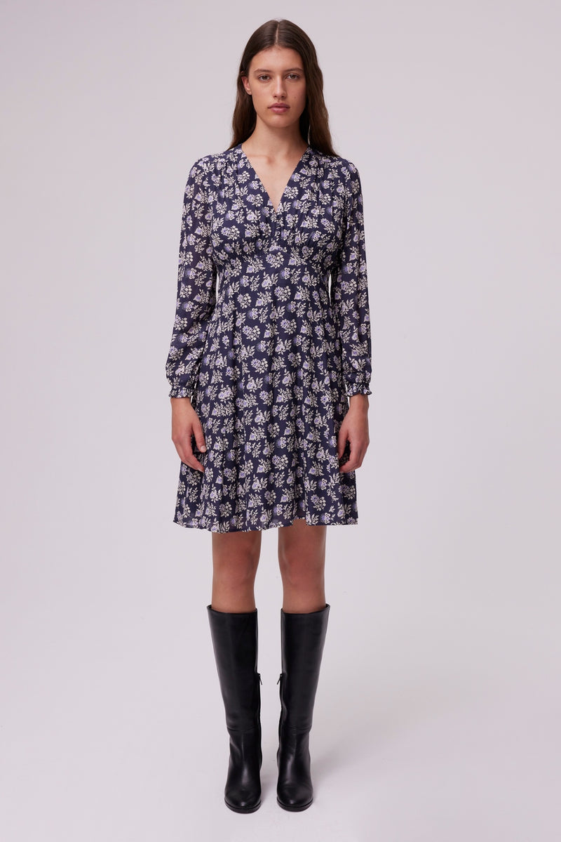 Robe Richelieu - Marine