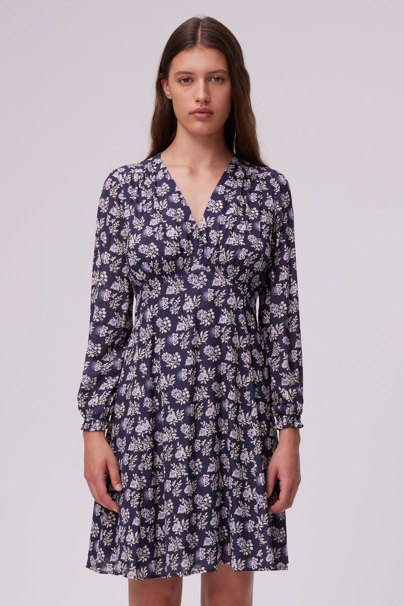 Robe Richelieu - Marine