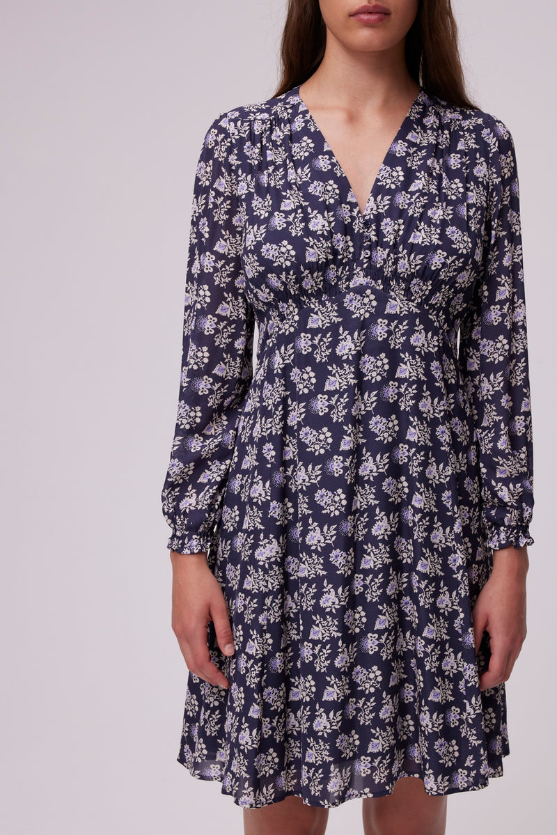 Robe Richelieu - Marine