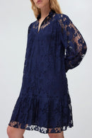 Romee Lace Dress - Navy