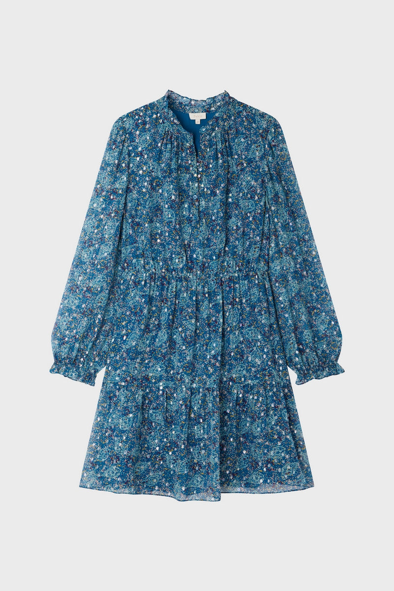 Reyes Dress - Ocean Blue