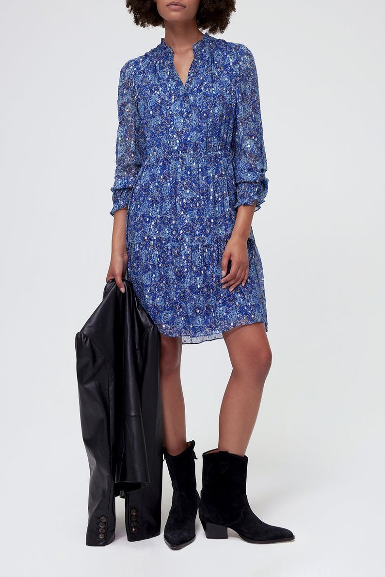 Reyes Dress - Ocean Blue