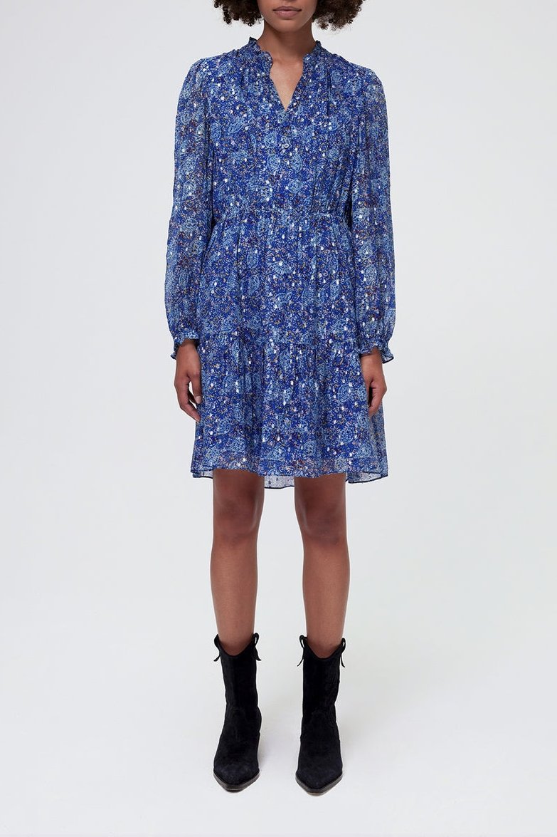 Reyes Dress - Ocean Blue