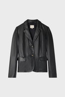 Veste Cuir Yekel - Noir
