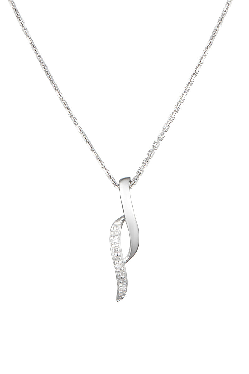 Pendentif "Life" Diamants 0,02Ct/3