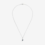 Pendentif "Lana" Diamants 0,02Ct/5 + Saphir 0,57Ct/1