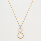 Pendentif "Gold Circles" Diamants 0,02/6 - Or Jaune
