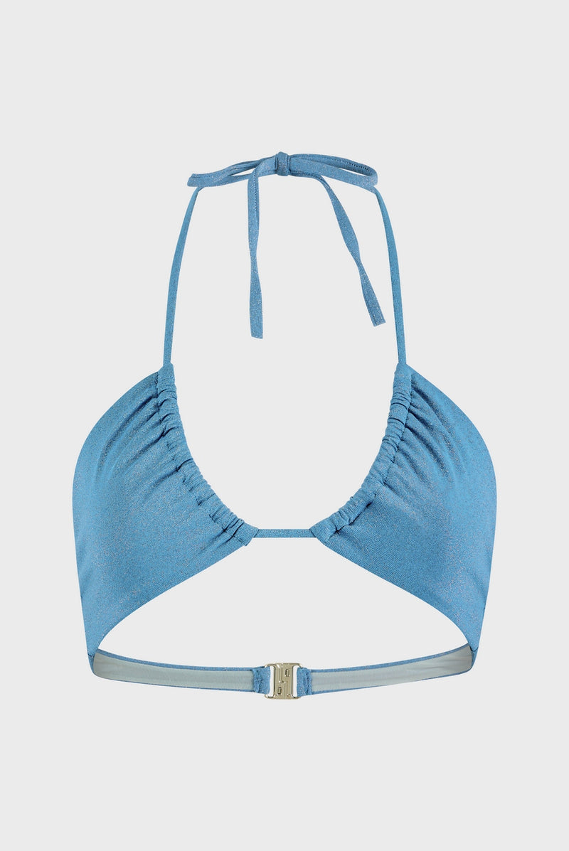Haut Bikini Lam - Marine